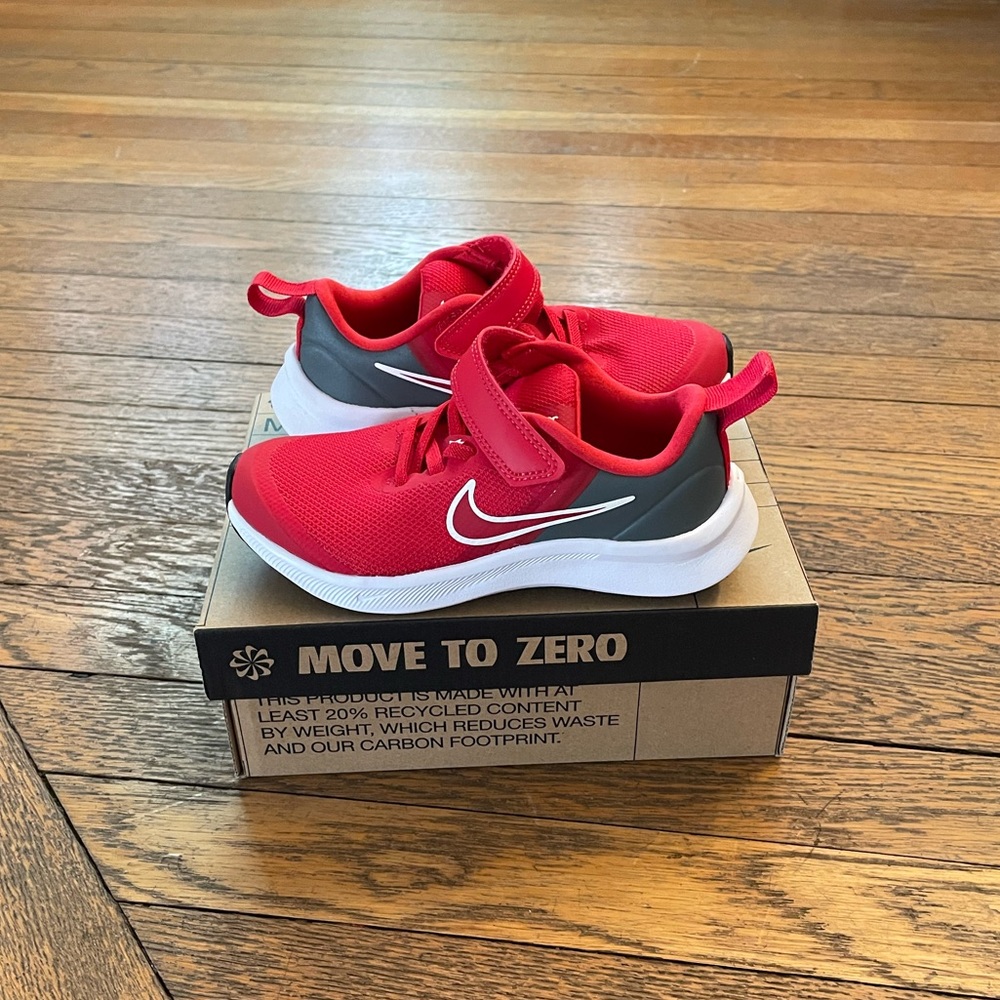 Toddler Red Nike Star Runner 3 (PSV), Size 11
